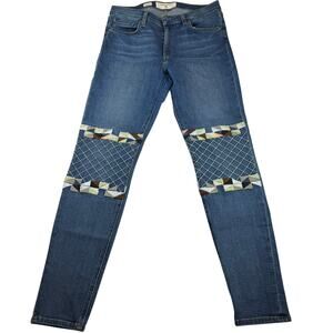 Miss Me Vintage Skinny Jeans Size 30 Patchwork Knee